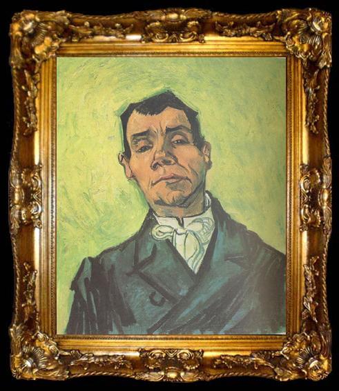 framed  Vincent Van Gogh Portrait of a Man (nn04), ta009-2